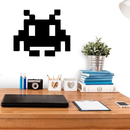 Adesivo de parede Adesivo de Parede Pixel Monster