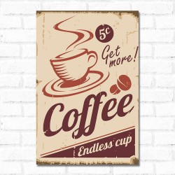 Placa Decorativa Coffe