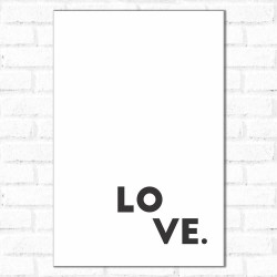 Placa Decorativa little love